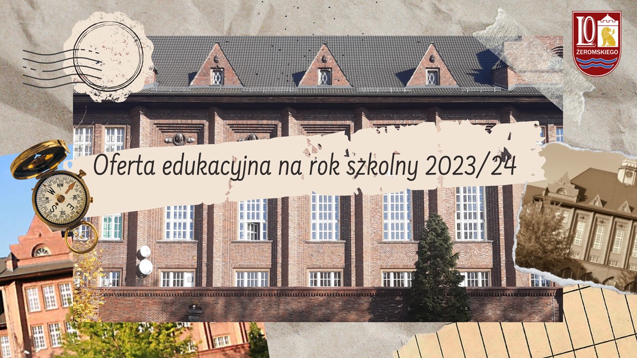 Oferta edukacyjna na rok szkolny 2023/24