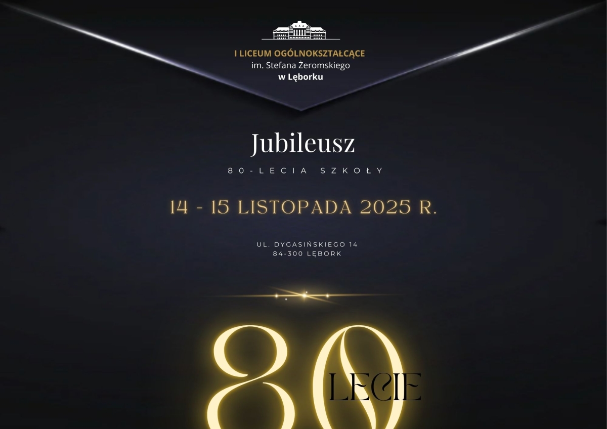 Zapraszamy na jubileuszowe obchody 80-lecia