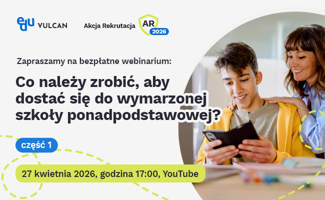 Webinarium dla kandydatów do klas 1 szkół ponadpodstawowych