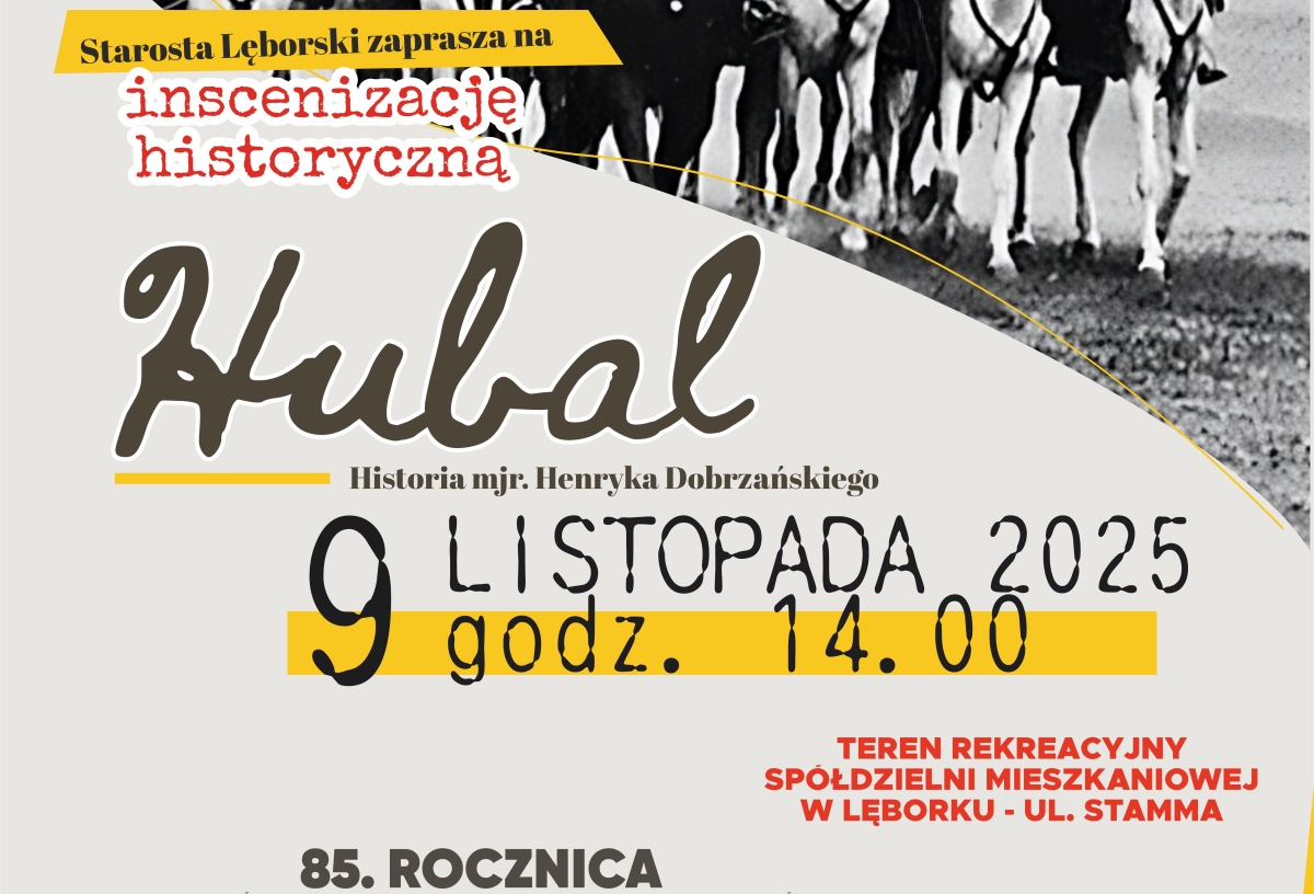 Zaproszenie do udziału w inscenizacji historycznej - Zapraszamy na inscenizację historyczną „Przystanek Niepodległa 2025 – Nie złożyli broni”.