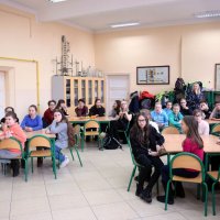 Zajęcia z chemii dla gości ze Szkoły Podstawowej w Nowej Wsi Lęborskiej oraz SGJ