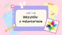 Wszystko o wolontariacie