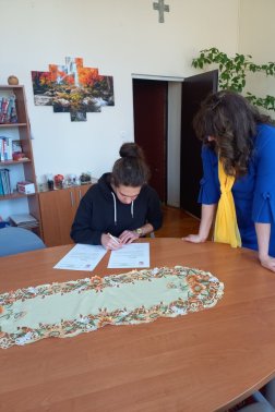 kontrakt pomiędzy Dyrekcją I LO a uczniem klasy 3DG - Mikołajem Bańko