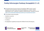 Oferta Głównego Punktu Informacyjnego Funduszy Europejskich w Gdańsku - prezentacja