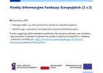Oferta Głównego Punktu Informacyjnego Funduszy Europejskich w Gdańsku - prezentacja