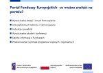 Oferta Głównego Punktu Informacyjnego Funduszy Europejskich w Gdańsku - prezentacja
