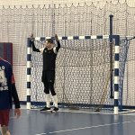 Półfinały Wojewódzkiej Licealiady w piłce ręcznej chłopców - na zdjęciu drużyna LO1