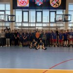 Półfinały Wojewódzkiej Licealiady w piłce ręcznej chłopców - na zdjęciu drużyna LO1