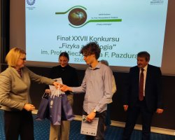 II miejsce w Ogólnopolskim Konkursie Fizyka a Ekologia