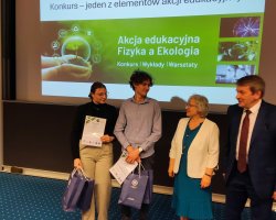 II miejsce w Ogólnopolskim Konkursie Fizyka a Ekologia