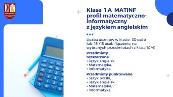 Oferta edukacyjna na rok szkolny 2024-25 - slajd trzeci