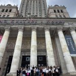 Zespół z I Edycji Debat Uczniowskich Młodzieżowej Rady Miasta Lęborka w Warszawie