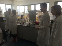 Uczniowie I Liceum Ogólnokształcącego na Uniwesytece Gdańskim