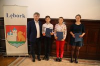 Nagrody Burmistrza dla uczniów naszego Liceum